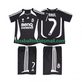 Fußballtrikots Real Madrid RAUL 7 2006 2007 Retro Kinder Kurzarm Auswärts-trikot kaufen